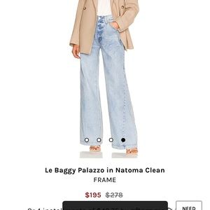 Brand new with tags frame jeans.